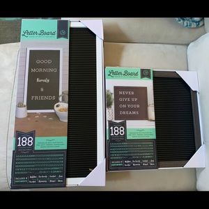 Brand New Letter Boards